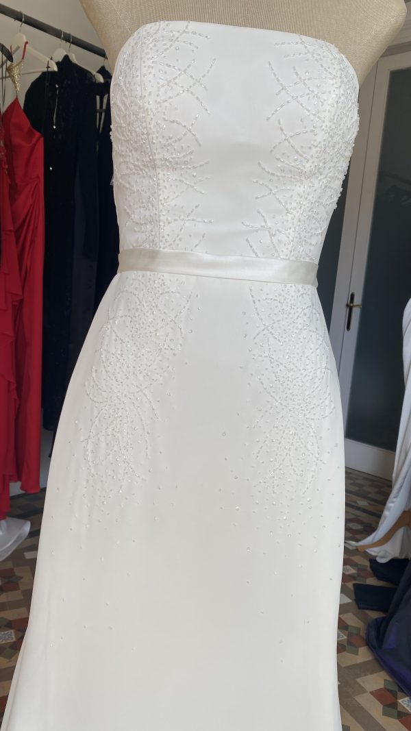 Vestido de novia nuevo con etiqueta. - Imagen 6