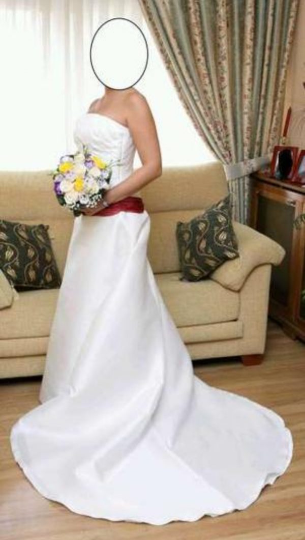 Vestido novia Mikado
